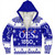 Order of the Eastern Star Sherpa Hoodie Christmas Symbols Design