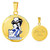 Zeta Phi Beta Necklace Circle Cat
