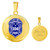 Zeta Phi Beta Necklace Circle Crest