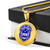 Zeta Phi Beta Necklace Circle Crest