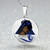 Zeta Phi Beta Necklace Circle Dove With Girl