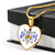 Sigma Gamma Rho Necklace Heart Style