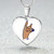 Zeta Phi Beta Necklace Heart Hand