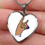 Zeta Phi Beta Necklace Heart Hand