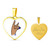 Zeta Phi Beta Necklace Heart Hand