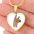 Zeta Phi Beta Necklace Heart Hand