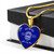 Zeta Phi Beta Necklace Heart Sorority Inc