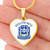 Zeta Phi Beta Necklace Heart Rose