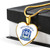 Zeta Phi Beta Necklace Heart Rose