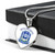 Zeta Phi Beta Necklace Heart Rose