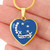 Zeta Phi Beta Necklace Heart Moon