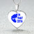 Zeta Phi Beta Necklace Heart I'm That Zeta