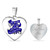 Zeta Phi Beta Necklace Heart Dove