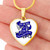 Zeta Phi Beta Necklace Heart Dove
