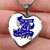 Zeta Phi Beta Necklace Heart Dove