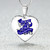 Zeta Phi Beta Necklace Heart Dove