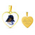 Zeta Phi Beta Necklace Heart Dove With Girl