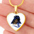 Zeta Phi Beta Necklace Heart Dove With Girl