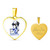 Zeta Phi Beta Necklace Heart Cat