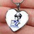 Zeta Phi Beta Necklace Heart Cat