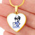 Zeta Phi Beta Necklace Heart Cat
