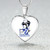 Zeta Phi Beta Necklace Heart Cat