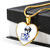 Zeta Phi Beta Necklace Heart Cat