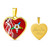 Order of the Eastern Star Necklace Heart Pearls Style