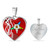 Order of the Eastern Star Necklace Heart Pearls Style