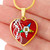Order of the Eastern Star Necklace Heart Pearls Style