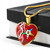 Order of the Eastern Star Necklace Heart Pearls Style