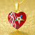 Order of the Eastern Star Necklace Heart Pearls Style