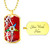 Order of the Eastern Star Military Dog Tag Necklace Pearls Style