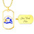 Sigma Gamma Rho Military Dog Tag Necklace Since 1922