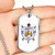Sigma Gamma Rho Military Dog Tag Necklace Crest
