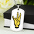 Sigma Gamma Rho Military Dog Tag Necklace Hand