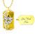 Sigma Gamma Rho Military Dog Tag Necklace Pearl Style