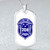 Zeta Phi Beta Military Dog Tag Necklace Crest