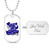 Zeta Phi Beta Military Dog Tag Necklace Dove