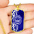 Zeta Phi Beta Military Dog Tag Necklace Pearl Style