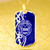 Zeta Phi Beta Military Dog Tag Necklace Pearl Style