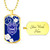 Zeta Phi Beta Military Dog Tag Necklace Symbols Design