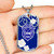 Zeta Phi Beta Military Dog Tag Necklace Symbols Design