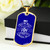 Zeta Phi Beta Military Dog Tag Necklace Sorority