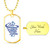 Zeta Phi Beta Military Dog Tag Necklace Style