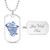 Zeta Phi Beta Military Dog Tag Necklace Style