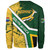 South Africa Sweatshirt Bokke Flag Gunge Background