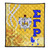 Sigma Gamma Rho Premium Quilt Rose Yellow Pearls Design