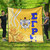 Sigma Gamma Rho Premium Quilt Rose Yellow Pearls Design