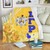 Sigma Gamma Rho Premium Blanket Rose Yellow Pearls Design